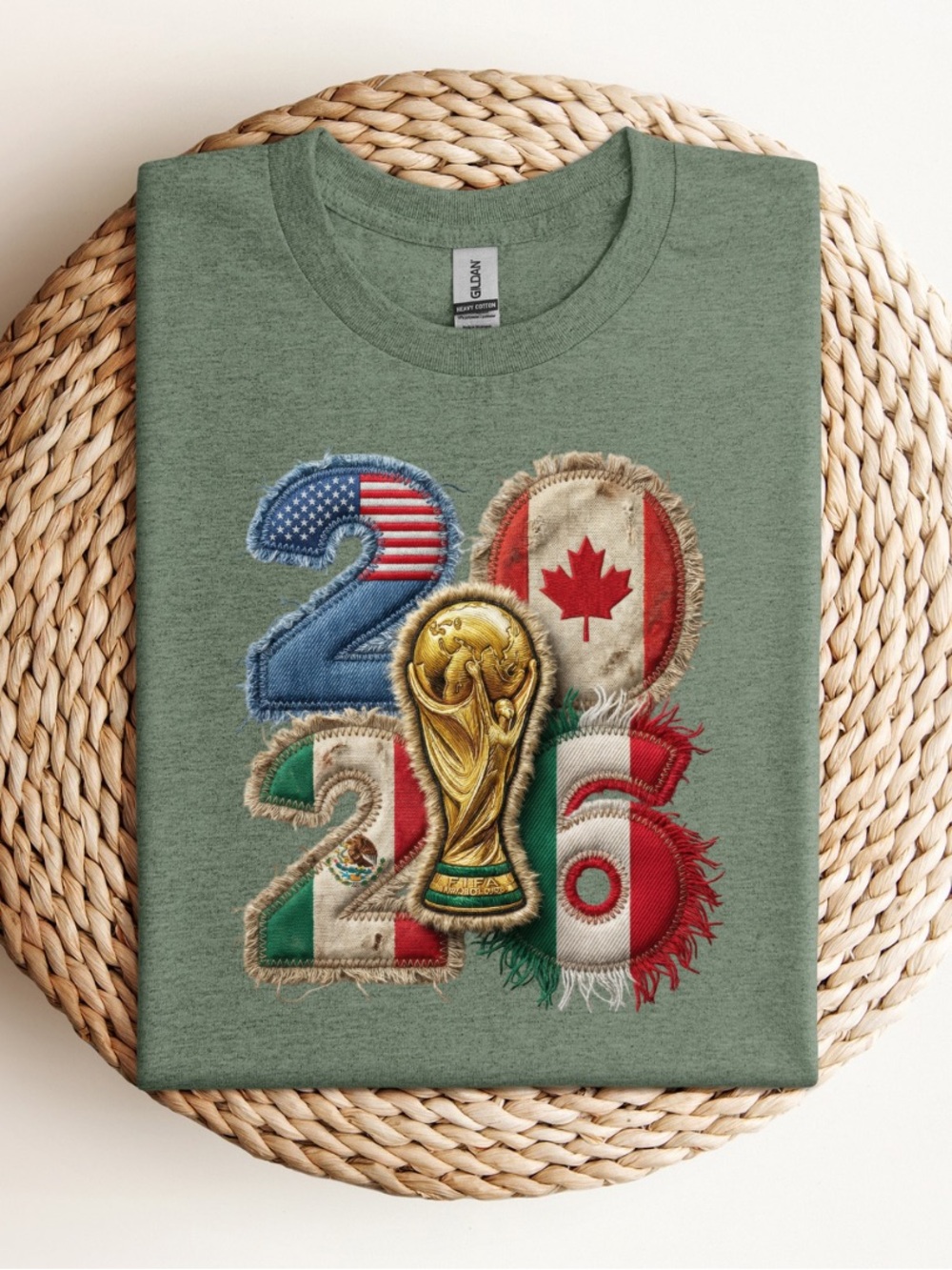World Cup 2026 Faux Yarn T-Shirt